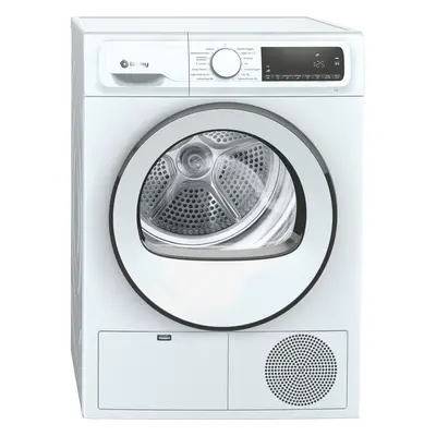 Maquina De Secar Roupa Condensação Balay 3sb090b Branco A++ 9kg Bomba Calor