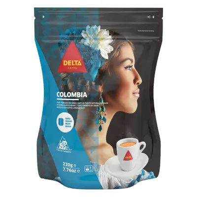 Café Delta Em Grão Torrado Colombia 220g