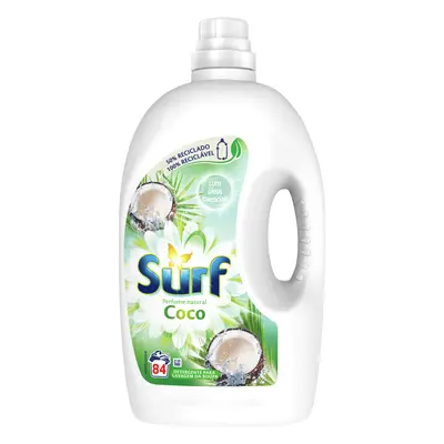 Detergente Roupa Máquina Líquido Surf Coco 84d