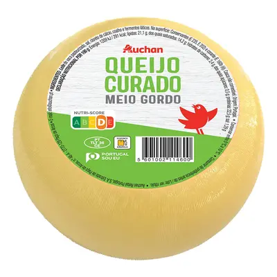 Queijo Curado Auchan Meio Gordo Merendeira Un