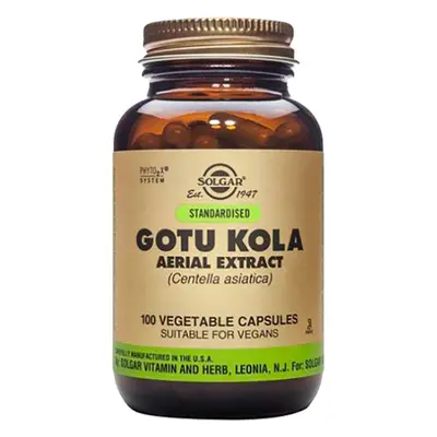 Suplemento Solgar Gotu Kola Cent Asia 100 Capsulas