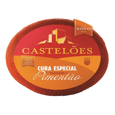 Queijo Castelões Cura Especial Pimentão Un