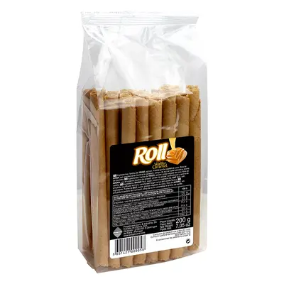 Bolacha Roll Waffer Caramel 200g