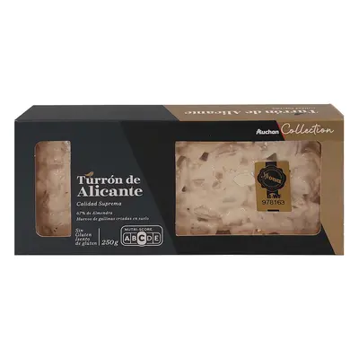 Torrão Alicante Auchan Collection Qualidade Suprema 250g