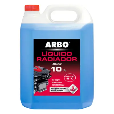 Líquido Radiador Arbo Azul 10% 5l