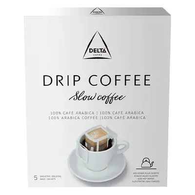 Café Delta Moído Drip Coffee Unidoses 5x9g