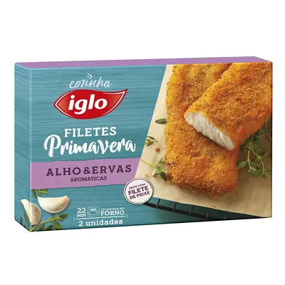 Filetes Iglo Primavera Alho E Ervas 225g