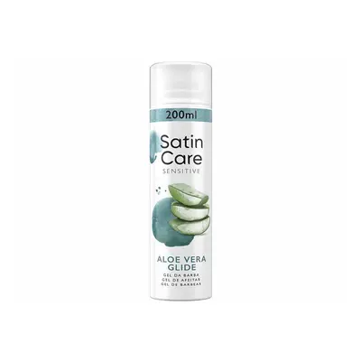 Gel De Depilação Satin Care Com Aloé Vera Gillette 200 Ml