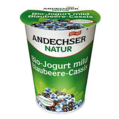 Iogurte Andechser Biológico Mirtilo E Cassis 400g