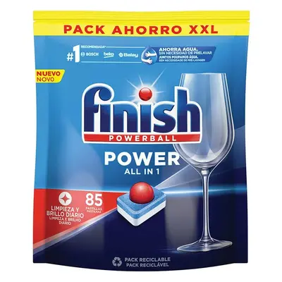 Detergente Máquina Loiça Power Regular Finish 85 Pastilhas