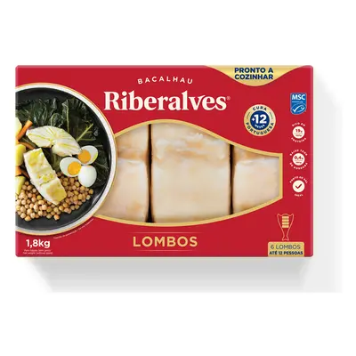 Bacalhau Riberalves Lombos 12m Cura Msc Edição Especial 1.8kg