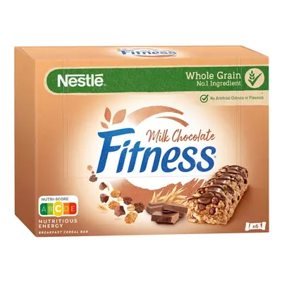 Barras Nestlé Fitness Cereais Chocolate Leite 135g 6un