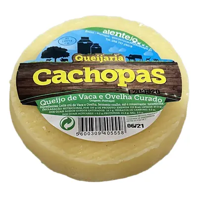 Queijo Cachopas Merendeira Vaca E Ovelha Curado F12 200g Produto Local