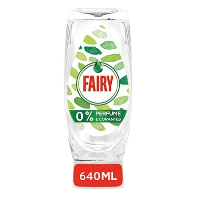 Detergente Loiça Manual Fairy Max Poder Naturals 0% 640ml