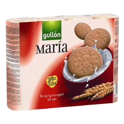 Bolacha Gullon Maria Leche 4x200g