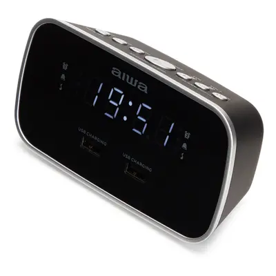 Radio Despertador Aiwa Cru-19bk Preto