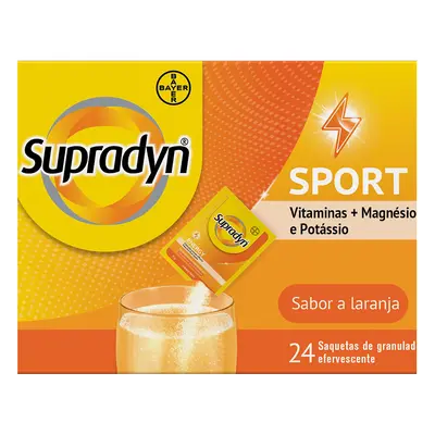 Suplemento Supradyn Sport Magnesio+potassio 24saq