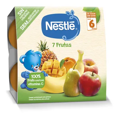 Puré Nestlé 7 Frutos 4x100g