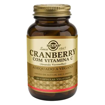 Suplemento Solgar Cranberry+vitamina C 60 Capsulas