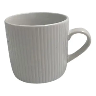 Caneca Porcelana Actuel Branco Stries 30cl