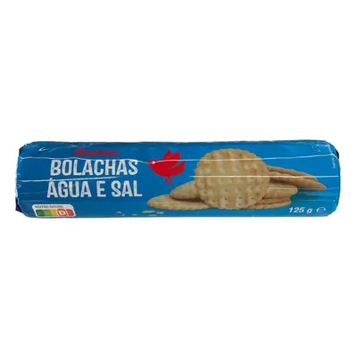 Bolacha Auchan Água E Sal 125g