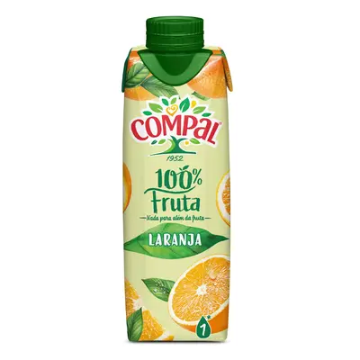 Sumo Compal 100% Laranja 0.30l