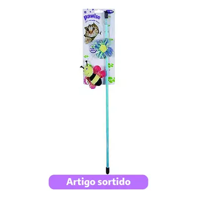 Brinquedo Para Gato Pawise Cana Com Insecto 45cm Modelos Sortidos