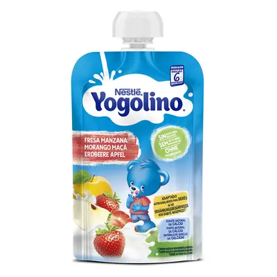 Sobremesa Láctea Nestlé Yogolino Maça Morango 100g