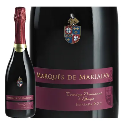 Espumante Tinto Marquês De Marialva Touriga Nacional Baga Bairrada Bruto 0.75l