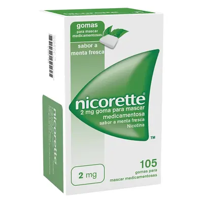 Gomas Nicorette Menta Fresca 2mg 105un