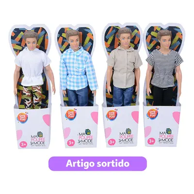 Boneco Manequim One Two Fun 29cm Modelos Sortidos