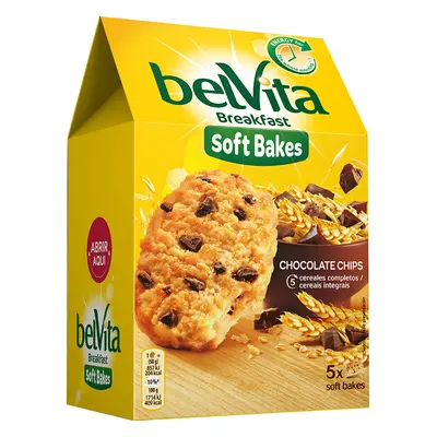 Bolacha Belvita Soft Bakes Com Pepitas Chocolate 250g