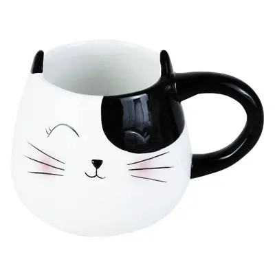 Caneca Porcelana Actuel Forma Gato