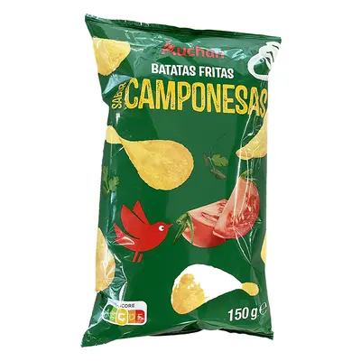 Batatas Auchan Fritas Girassol Camponesas 150g