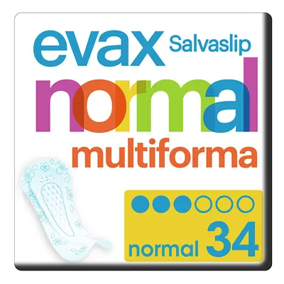 Pensos Diários Salvaslip Multiforma Evax 34 Un