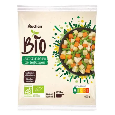 Jardineira Auchan Bio Legumes 600 G