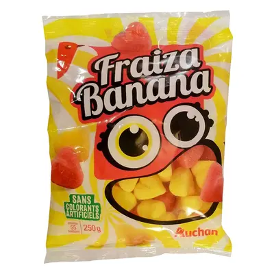 Gomas Auchan Fraiza Banana 250g