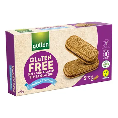 Bolacha Sandwich Gullon Chocolate Sem Gluten 225g