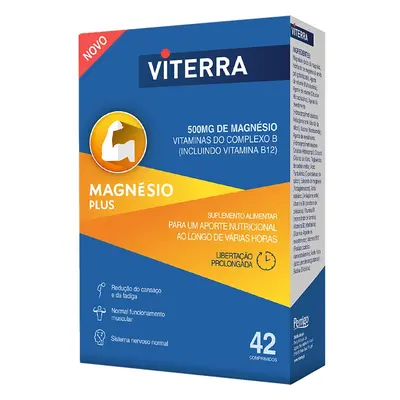 Suplemento Viterra Magnésio Plus 42 Comprimidos