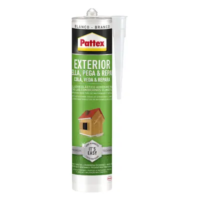 Silicone Exterior Cola Veda E Repara Pattex Branco 280 Ml