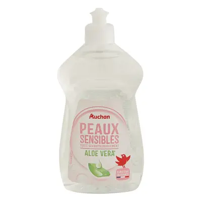 Detergente Loiça Manual Auchan Peles Sensíveis Aloe Vera 500ml