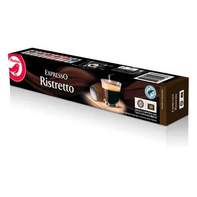 Cápsulas Auchan Café Delta Q Ristretto 10un