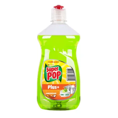 Detergente De Loiça Super Pop Plus+ Lima Limão 460 Ml