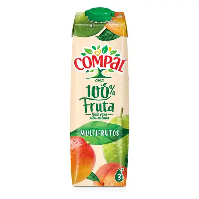 Sumo Compal 100% Multifrutos 1l