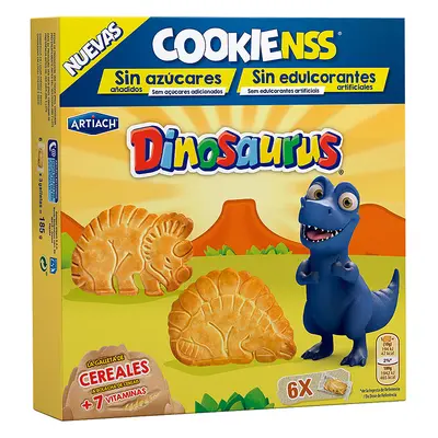 Bolacha Artiach Sem Açúcar Ad Dinosaurus 185g