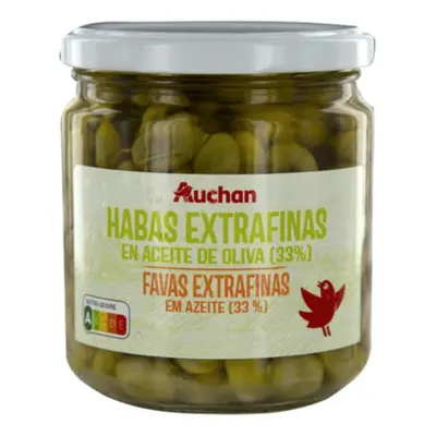 Favas Extrafinas Auchan Em Azeite 330 (220) G