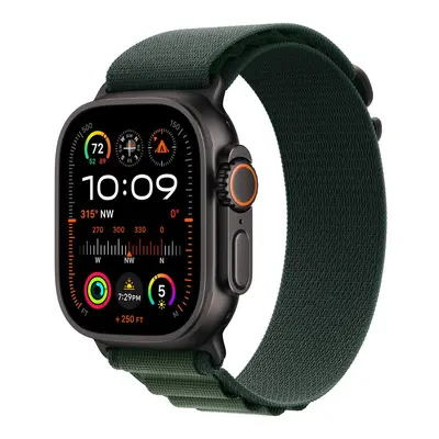 Apple Watch Ultra 2 Gps + Cellular 49mm Titânio Preto Com Loop Alpine Verde Escuro (tamanho M)