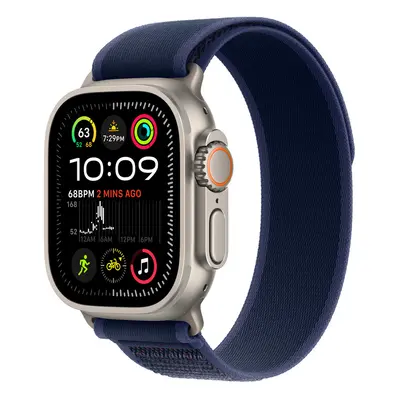 Apple Watch Ultra 2 Gps + Cellular 49mm Titânio Natural Com Loop Trail Azul (tamanho M/l)