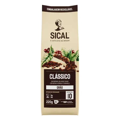 Café Em Grão Sical 5 Estrelas 220 G