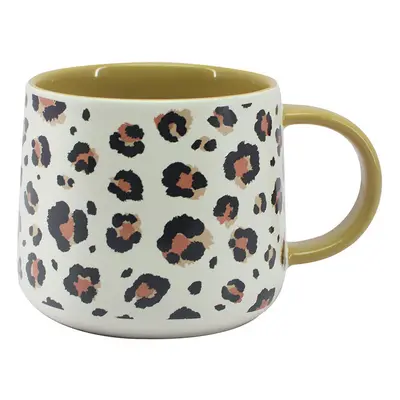 Caneca Grés Actuel Leopardo 35cl Hsh24